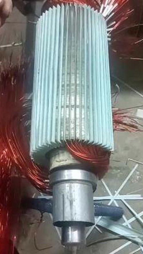 加班中,維修一根小電樞,老鐵急用, 修電機 直流電機維修